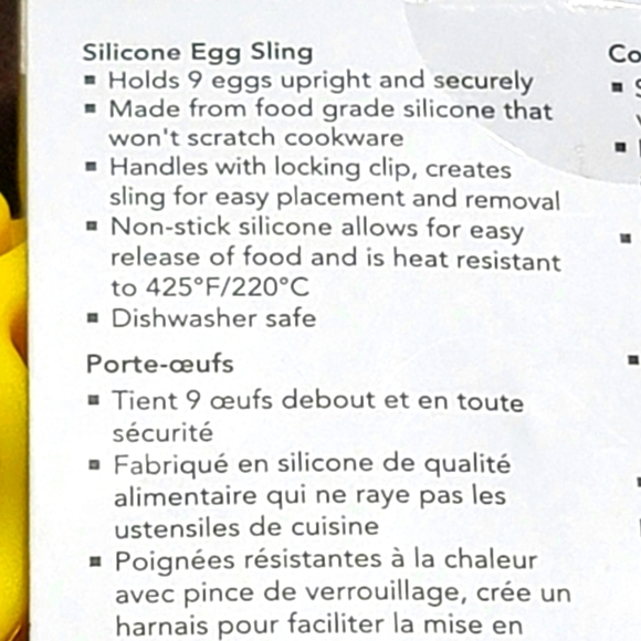 NWT Cuisipro Silicone Egg Sling - Picture 5 of 7